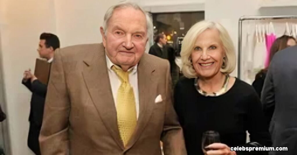 two members of Cargill family in the picture. they are enjoying in the party.